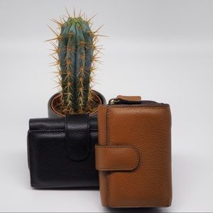 Cleo Trifold Wallet Leather